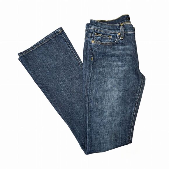 Joe's Jeans Women's 27 The Rocker Fit Burke Wash Flare Denim Jeans - Picture 13 of 16